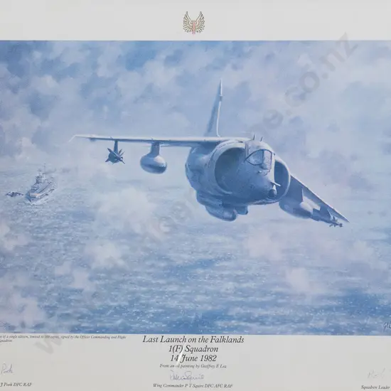 Signed Air Force Print