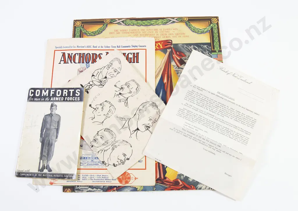 Collection of; Napier The Daily Telegraph May 8th 1945 Newspaper 'Unconditional Surrender' Image 1++