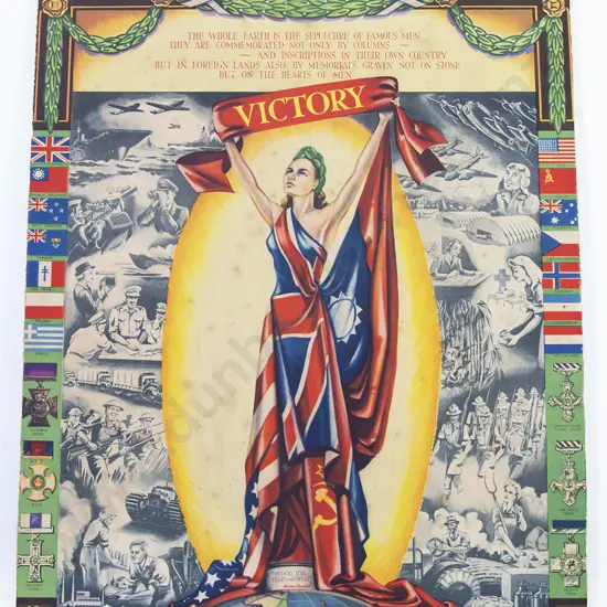 Collection of; Napier The Daily Telegraph May 8th 1945 Newspaper 'Unconditional Surrender'