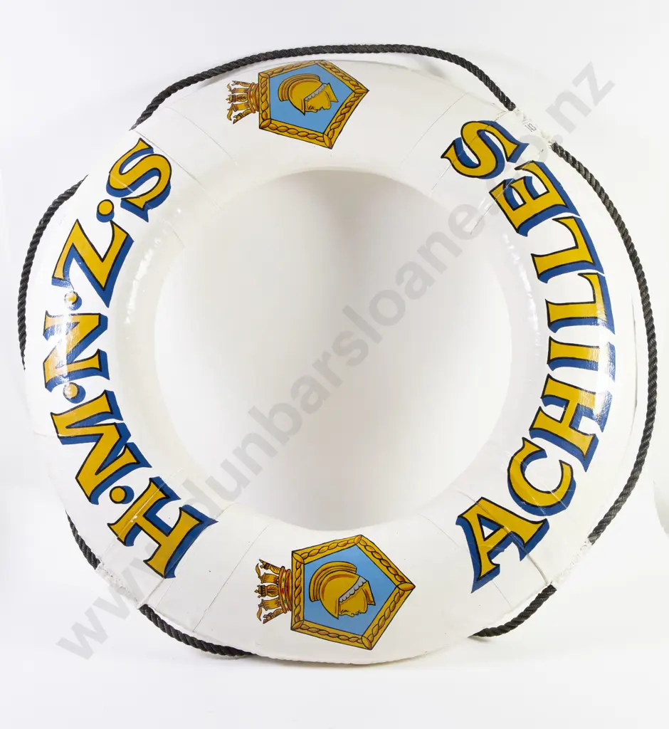 Refurbished Life-Ring From HMNZS Achilles Image 1++