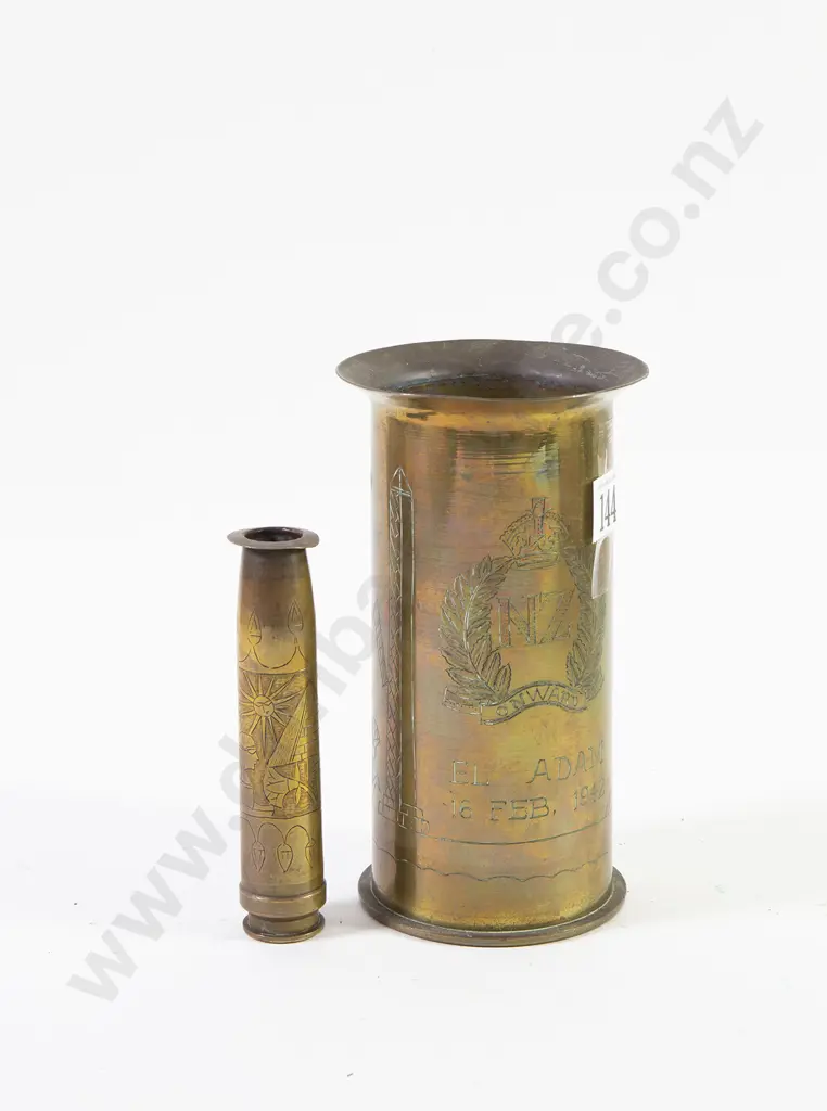 Two WWII Shell Casings Image 1++