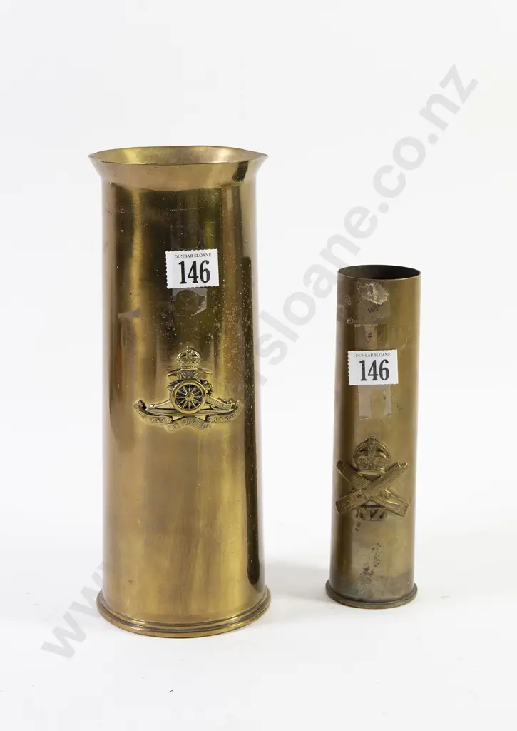 Two WWII Shell Casings Image 1++