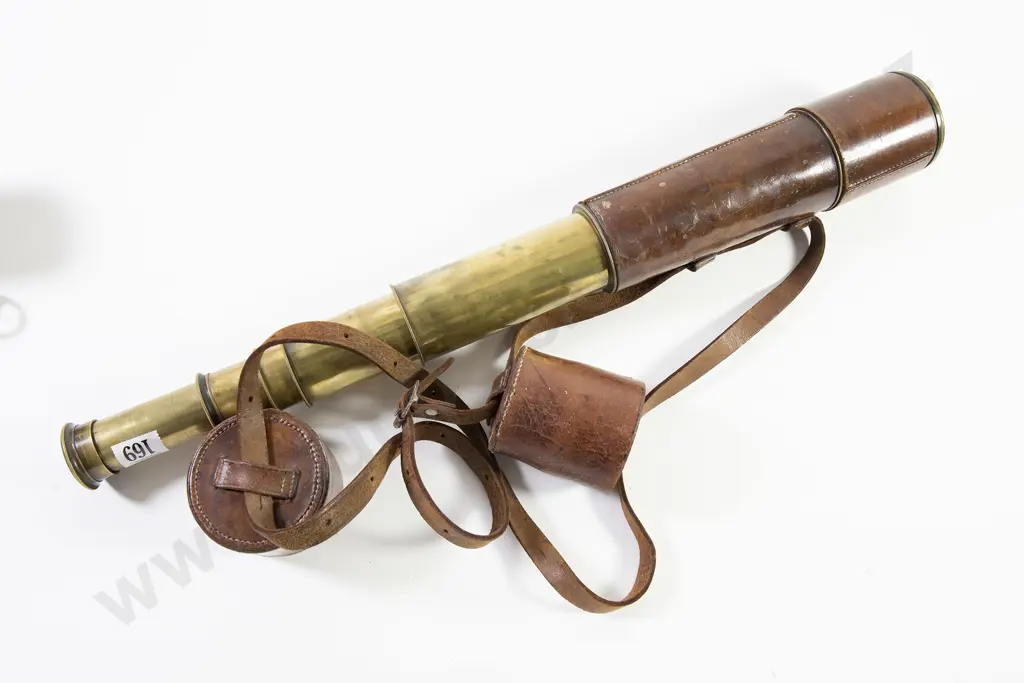 Early C20th Five Draw Telescope Image 1++