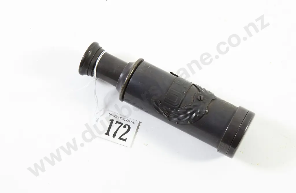 Antique Style Gun Metal Civil War US Pocket Telescope Image 1++