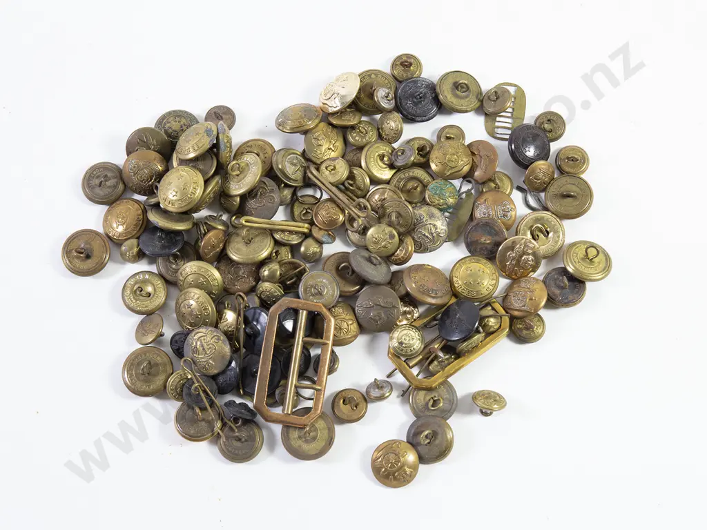 Collection NZ Regimental Buttons Image 1++