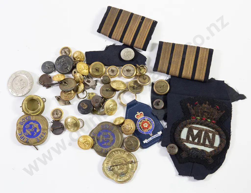 Collection Mainly British Naval Insignia Image 1++