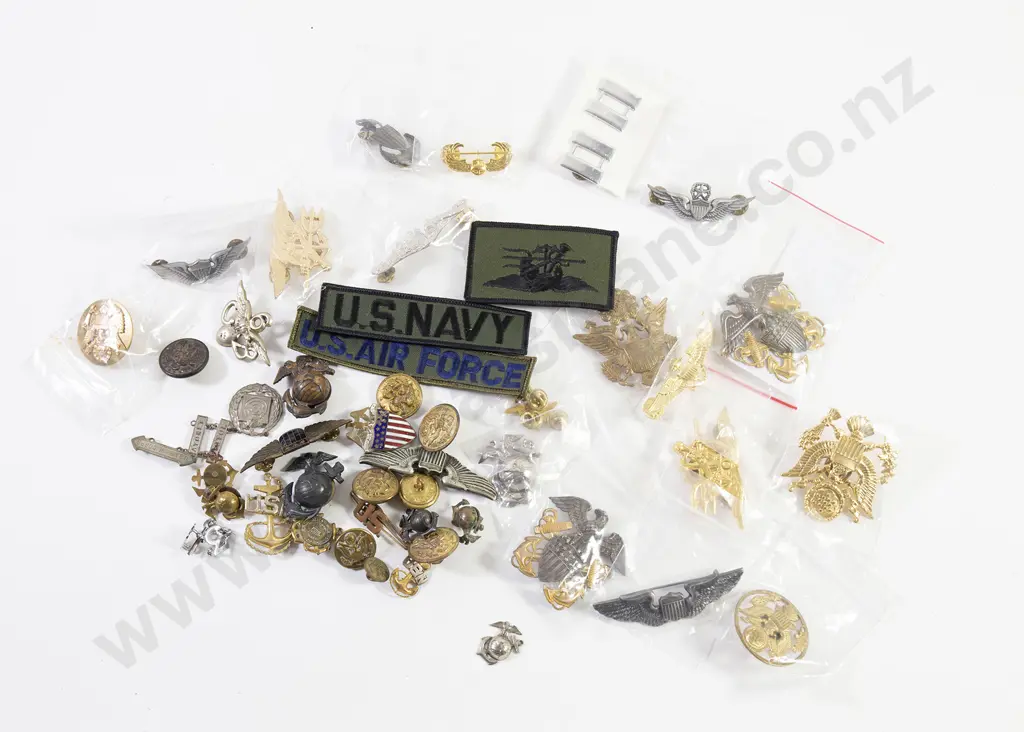 Collection USA Military Cap Badges Image 1++