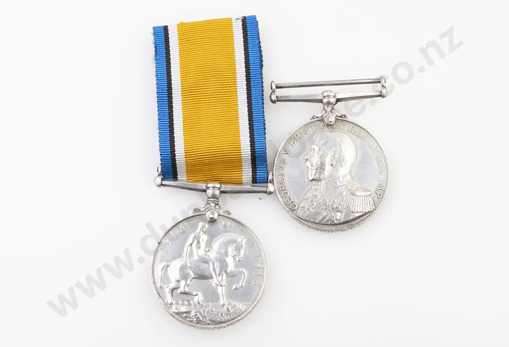WWI Two Medal Group Image 1++