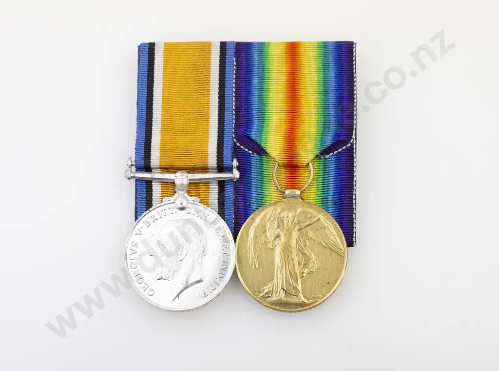 WWI Two Medal Group Image 1++