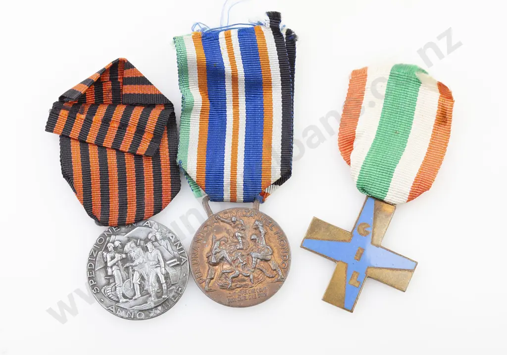 Italy WWII Three Military Medals Image 1++