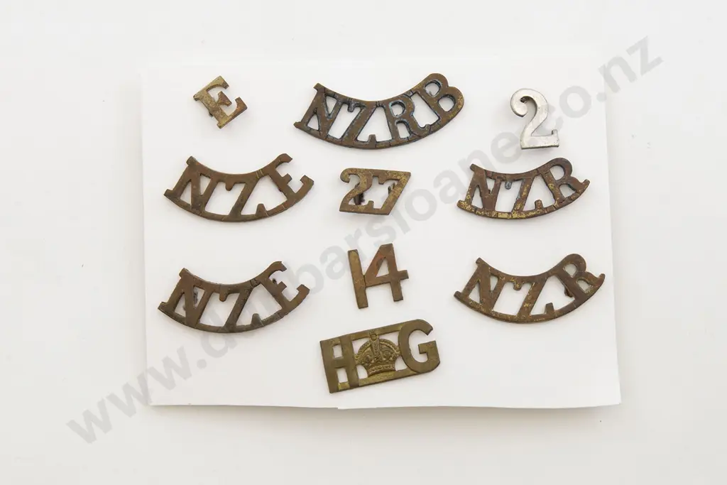NZ Corps Hat Badges and Shoulder Titles (21) Image 1++