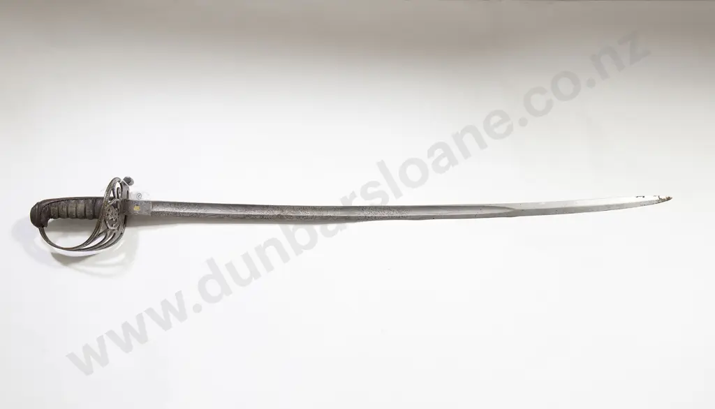 British Infantry Officers Gothic Hilted Sword Image 1++