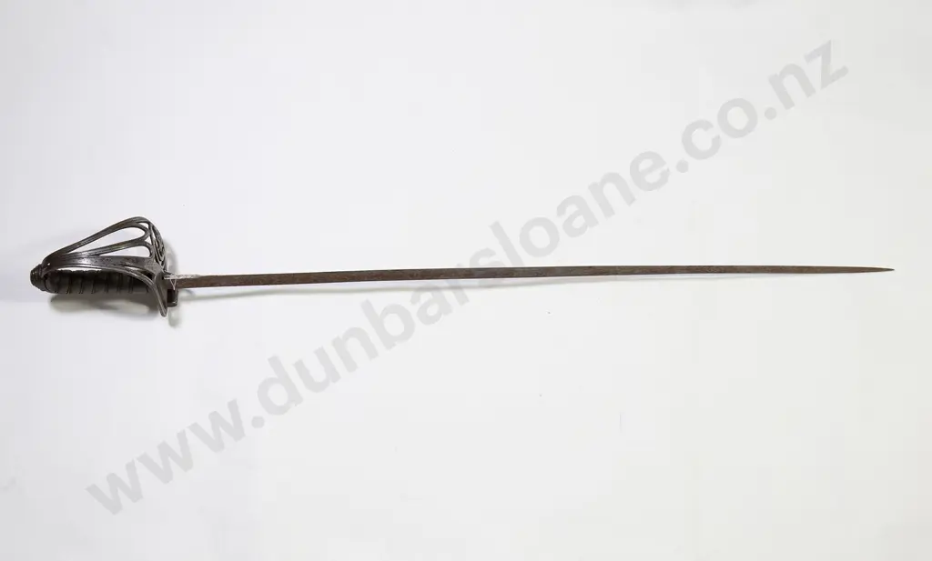 British Infantry Officers Gothic Hilted Sword Image 1++