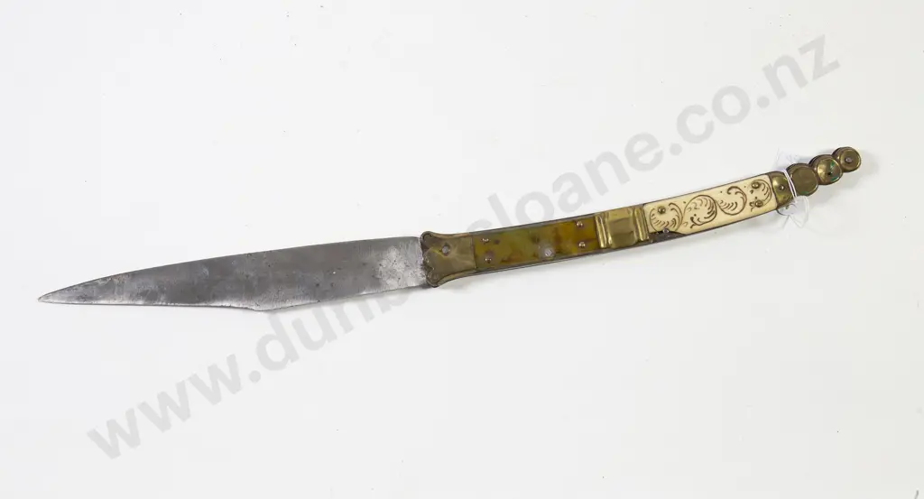 French made Navaja style Folding Knife Image 1++