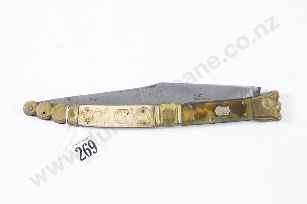 French made Navaja style Folding Knife Image 1++