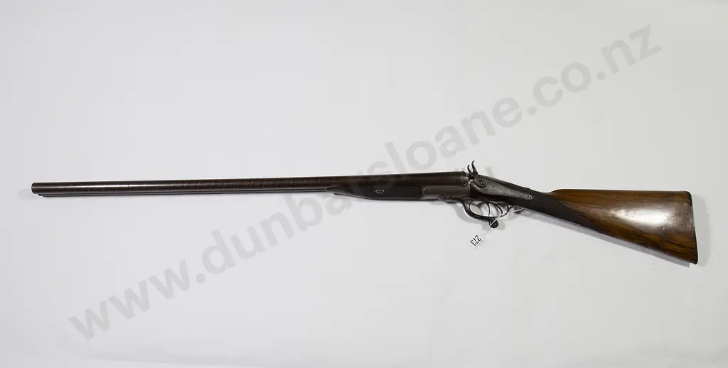 Late C19th English 12g Side By Side Shotgun Image 1++