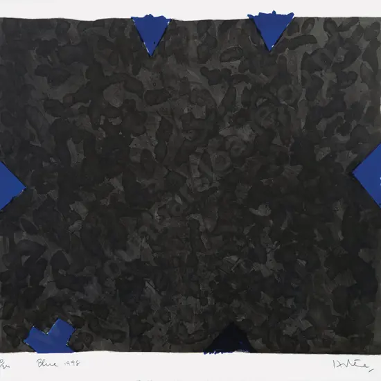 Ralph Hotere (1931-2013) - Blue