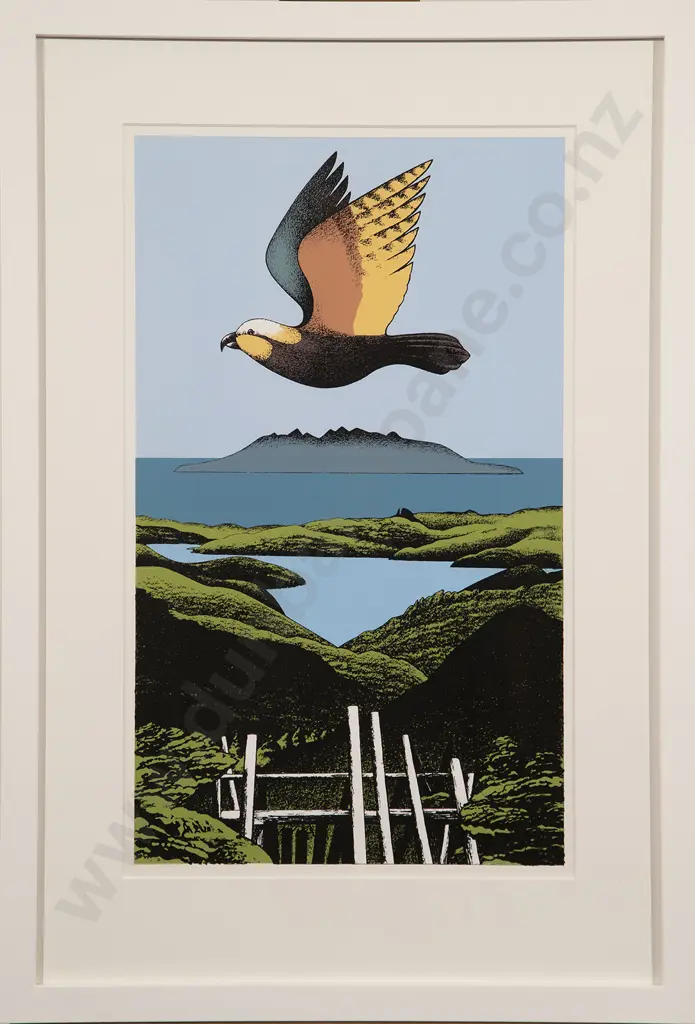 Don Binney (1940-2012) - Kaiaraka Kaku / Great Barrier Image 1++