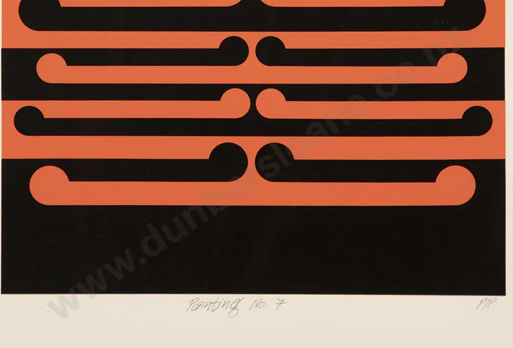 Gordon Walters (1919-95) - Painting No. 7. Image 1++