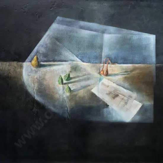 Melvin (Pat) Day - Still Life with Newspaper