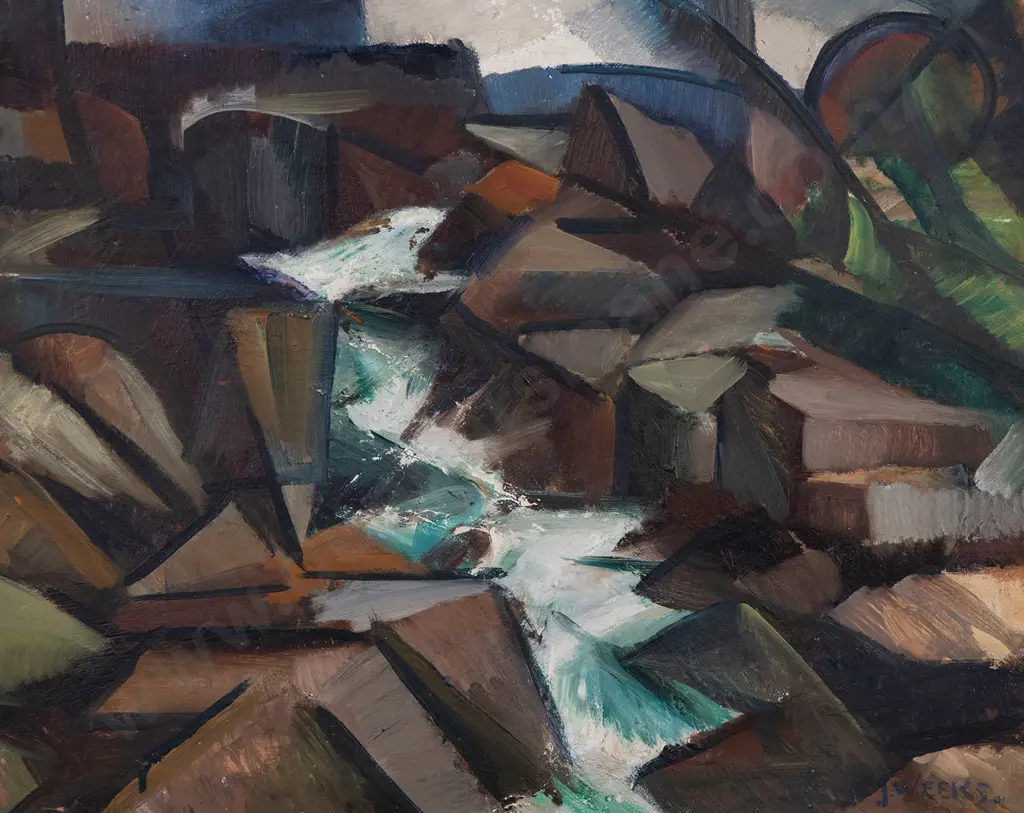 John Weeks (1888-1965) - Mountain Stream Image 1++