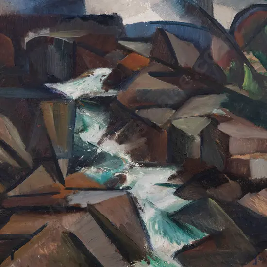 John Weeks (1888-1965) - Mountain Stream