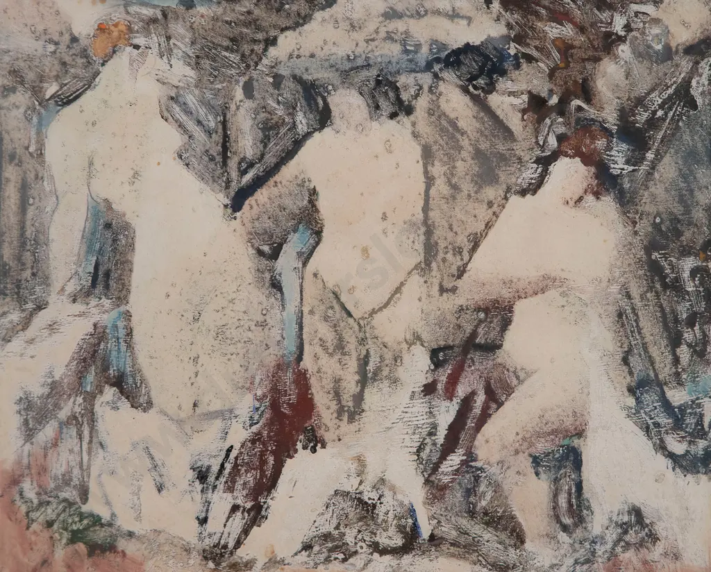 John Weeks (1888-1965) - Three Nudes Image 1++