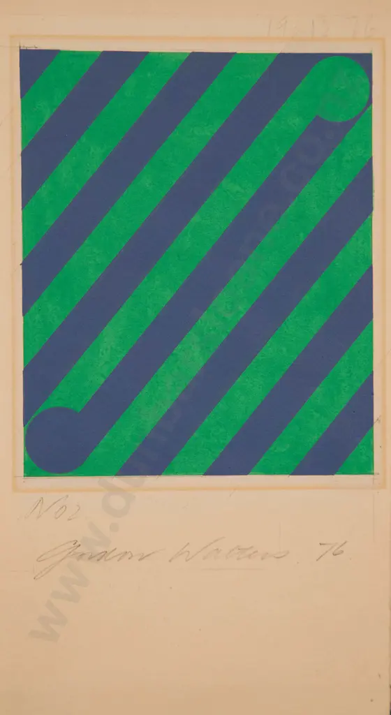 Gordon Walters (1919-95) - Untitled (No 2.) Image 1++