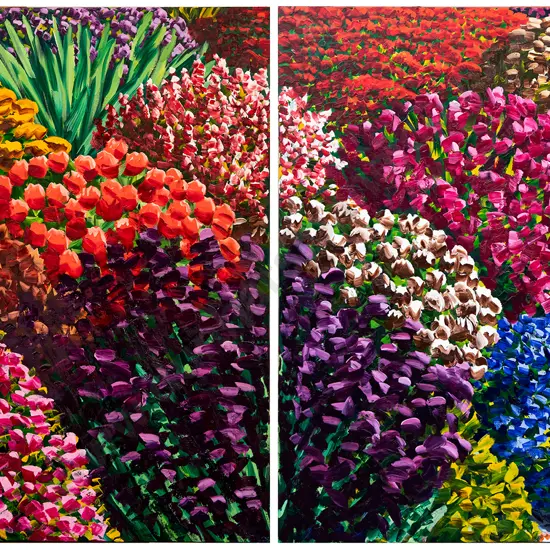 Karl Maughan (b 1964) - Green Island / White Island