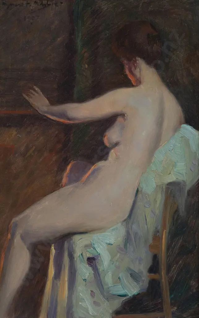 Raymond McIntyre 	(1879-1933) -  After the Bath Image 1++