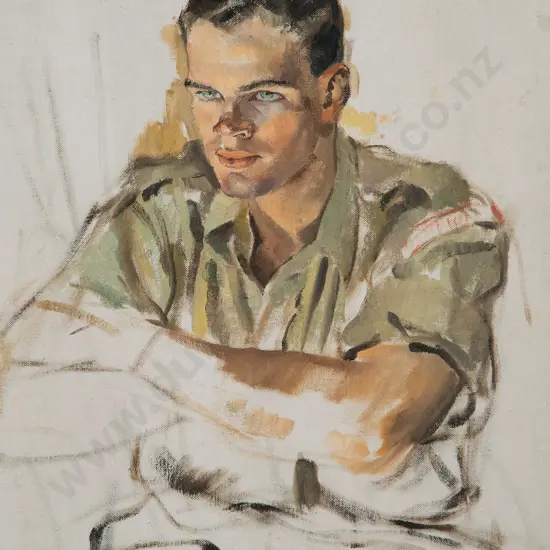 Peter McIntyre (1910-95) - New Zealand Solider