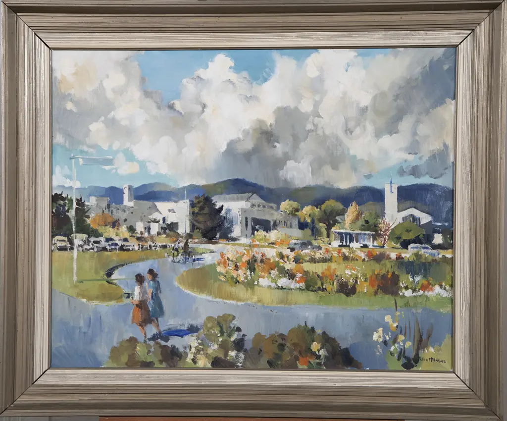 Peter McIntyre (1910-95) - Lower Hutt Library and Gardens Image 1++