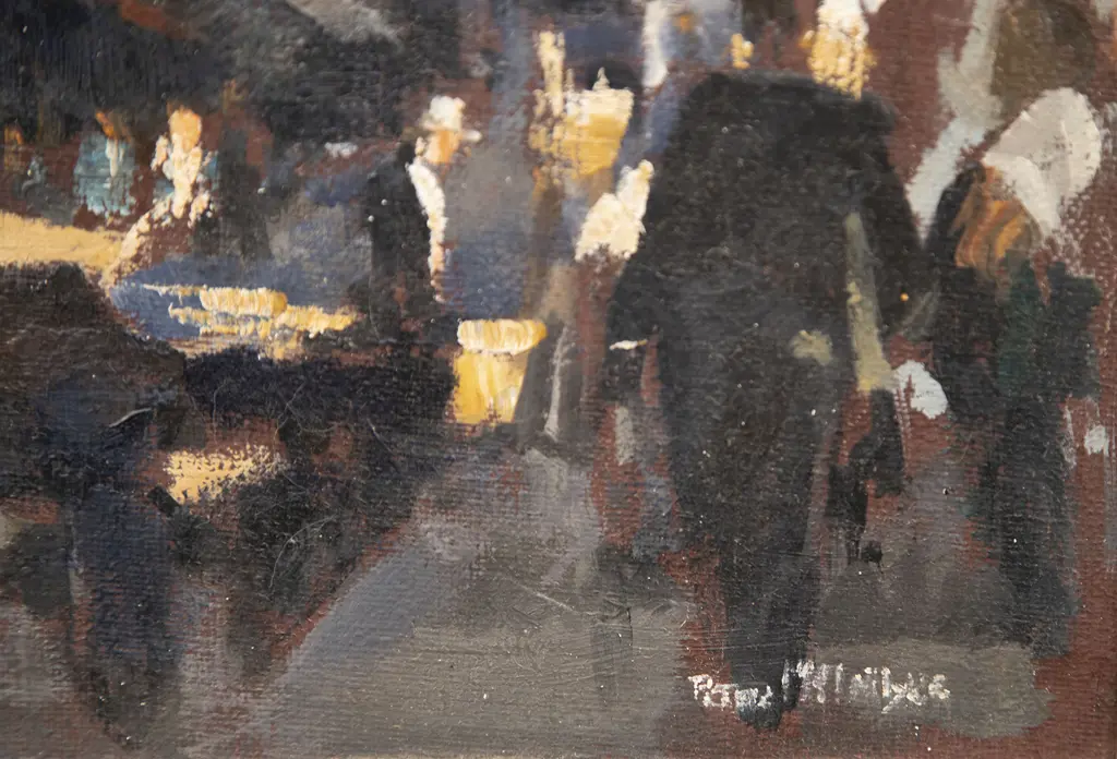 Peter McIntyre (1910-95) - Parisian Street Scene Image 1++