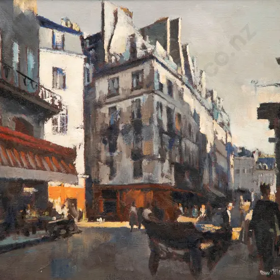 Peter McIntyre (1910-95) - Parisian Street Scene