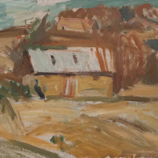 Mountford Tosswill (Toss) Woollaston (1910-98) - Winter Morning - Mapua