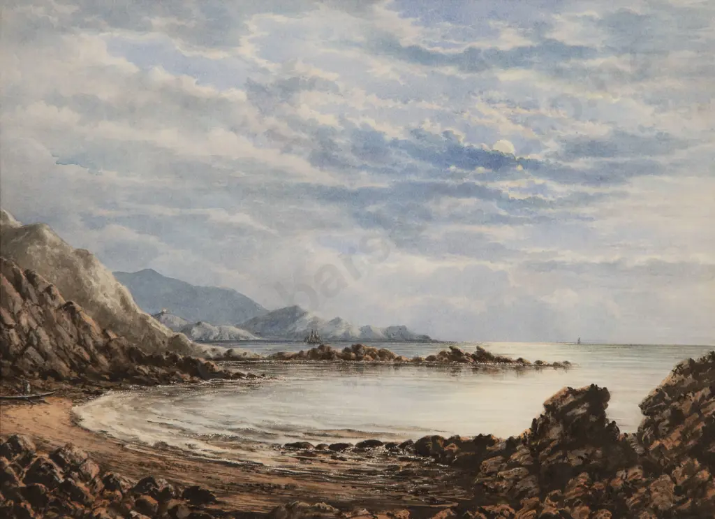Charles Decimus Barraud (1822-97) - Worser Bay Wellington Image 1++