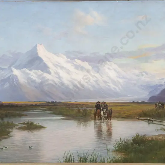 John Gibb (1831-1909) - Mt Cook from Tasman Valley