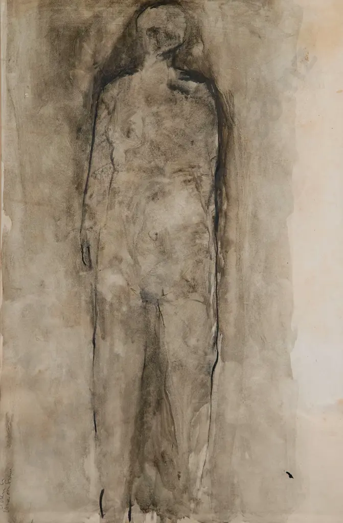 Ralph Hotere (1931-2013) -  Woman Image 1++