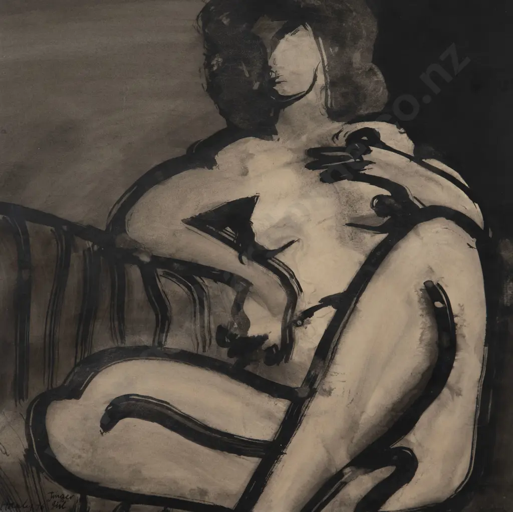 James Patrick (Pat) Hanly (1932-2004) - Jinger Girl Image 1++