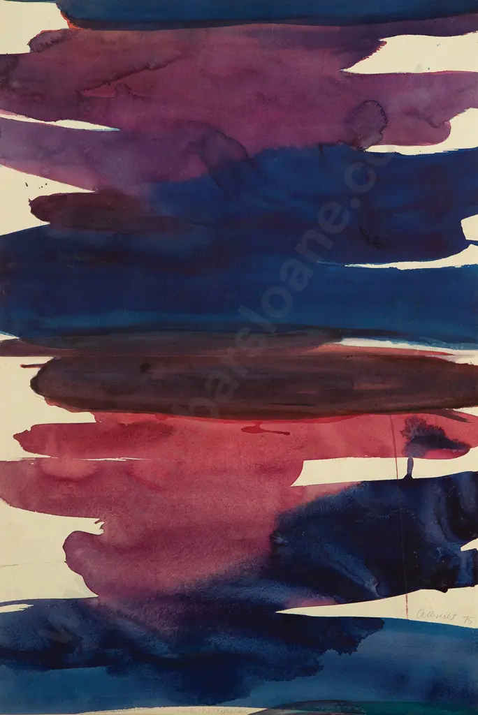 Gretchen Albrecht (b 1943) - Winter Sky / Reflection Image 1++