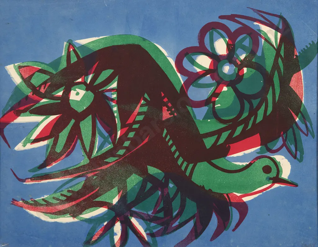 Roy Cowan (1918-2006) - Bird of Paradise Image 1++