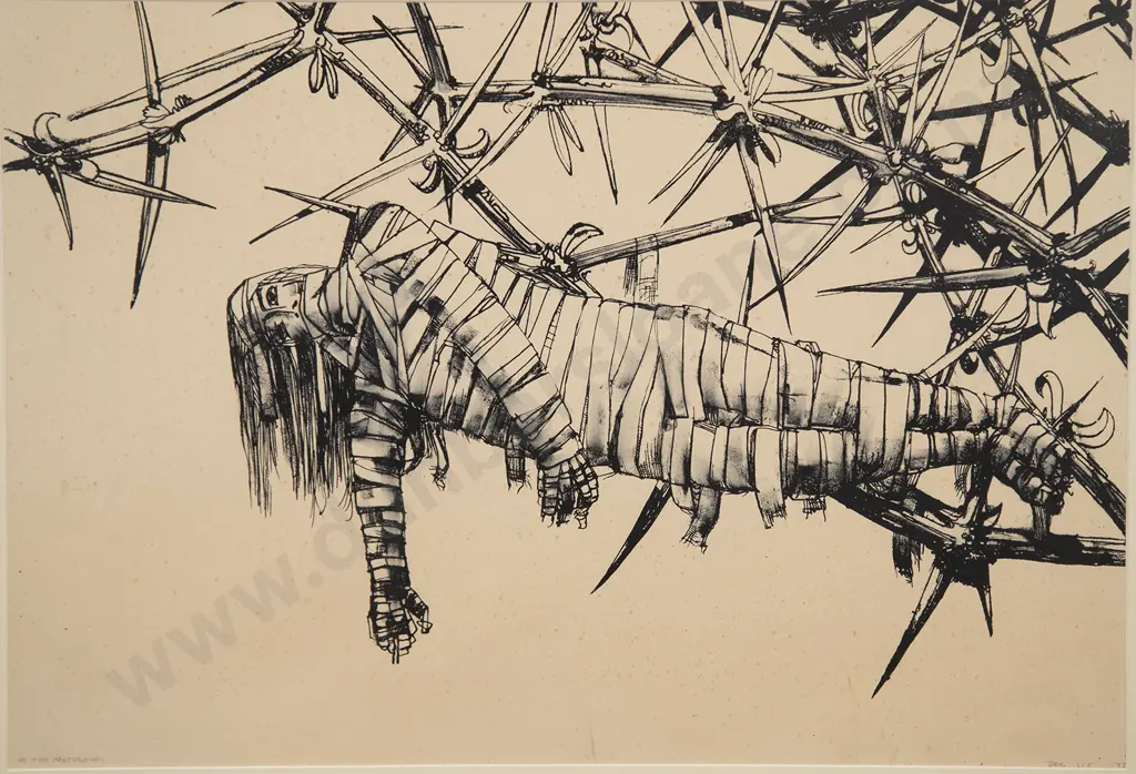 Roy Cowan (1918-2006) - M for Matagouri Image 1++