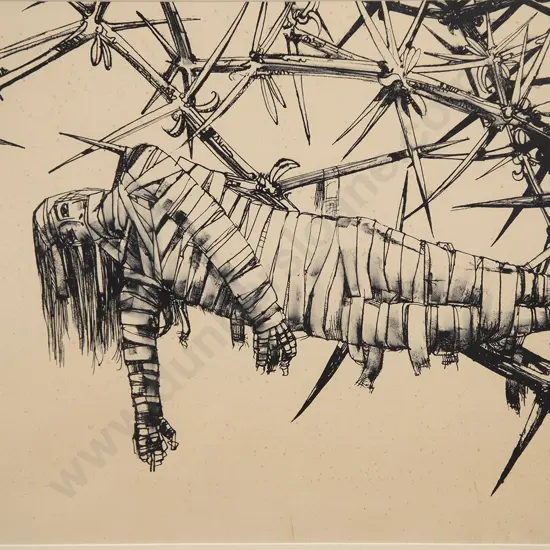 Roy Cowan (1918-2006) - M for Matagouri