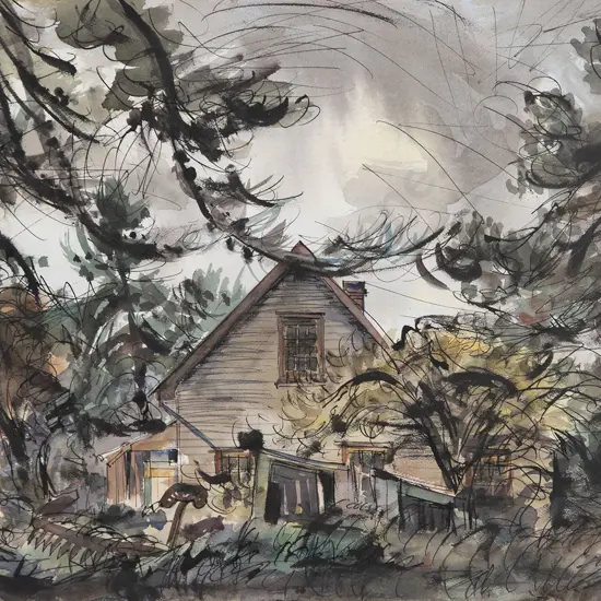 Eric Lee Johnson (1908-93) - House at Port Albert