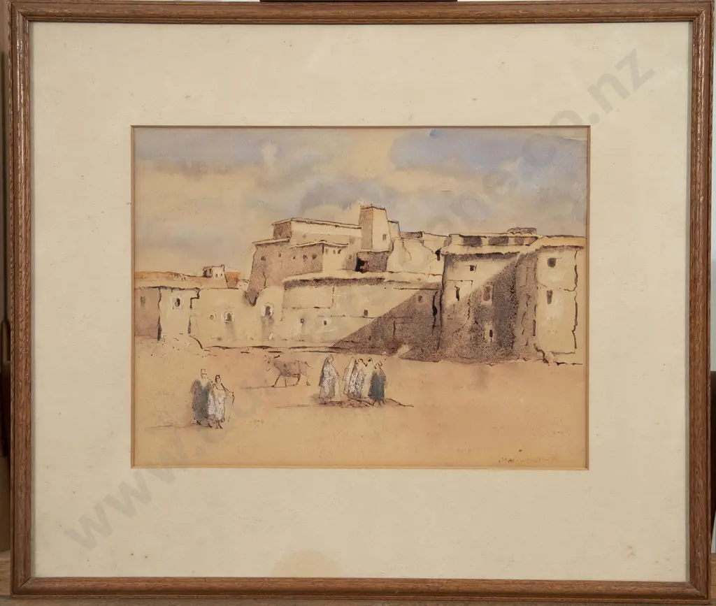 John Weeks (1888-1965) - The Meeting Place Morocco Image 1++