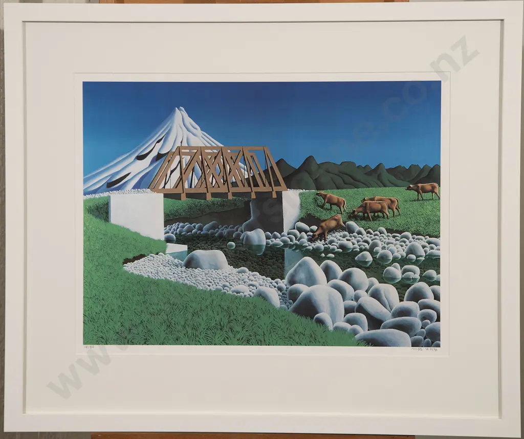 Michael Smither (b 1939) - Alfred Road Bridge Image 1++