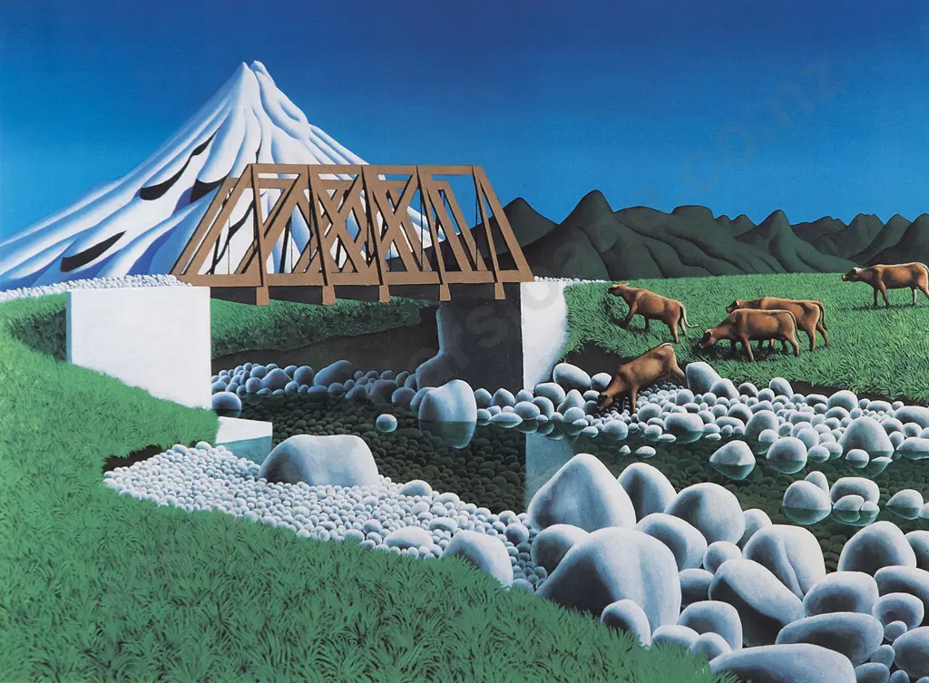 Michael Smither (b 1939) - Alfred Road Bridge Image 1++