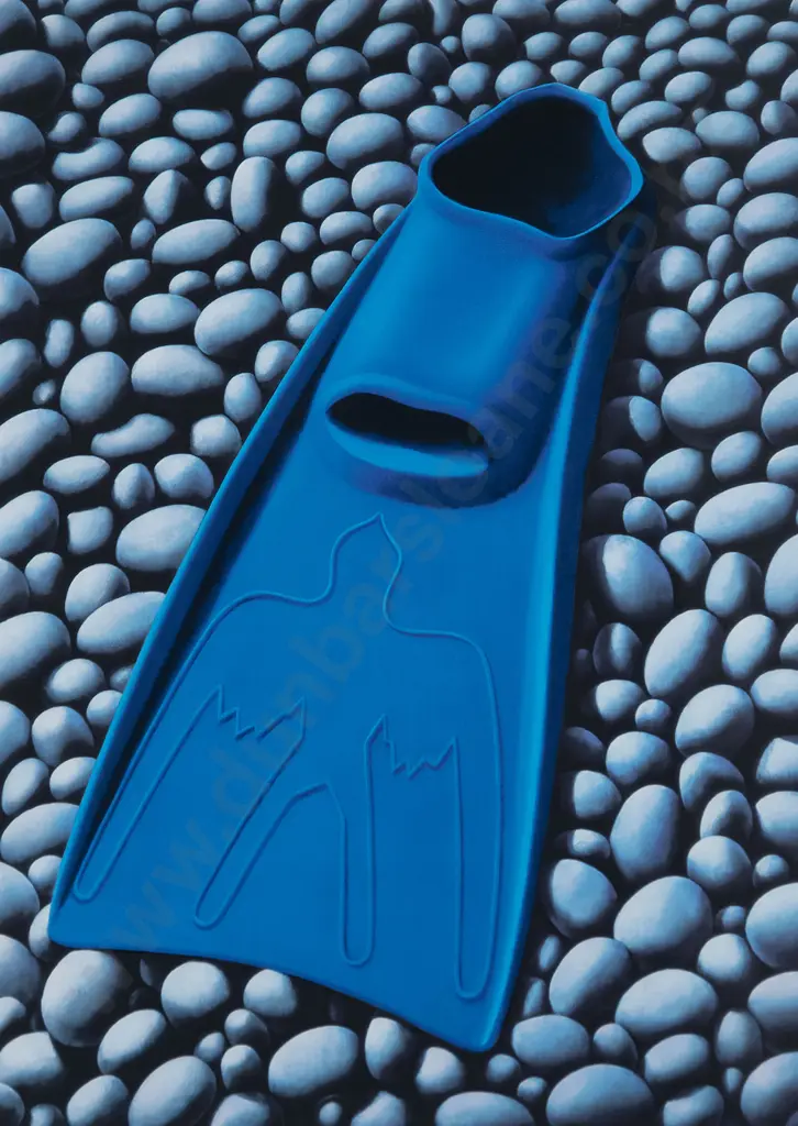 Michael Smither (b 1939) - Blue Flipper Image 1++