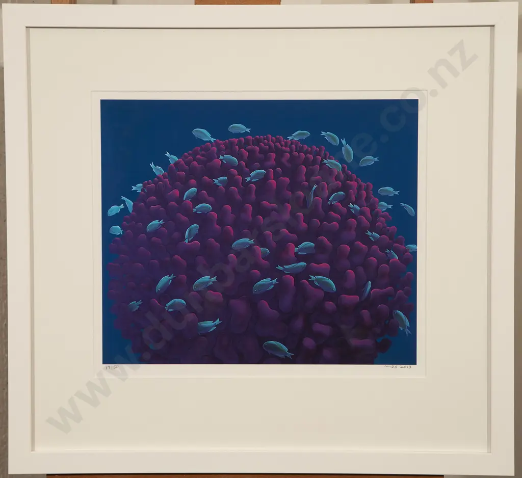 Michael Smither (b 1939) - Coral Head with Fish Image 1++