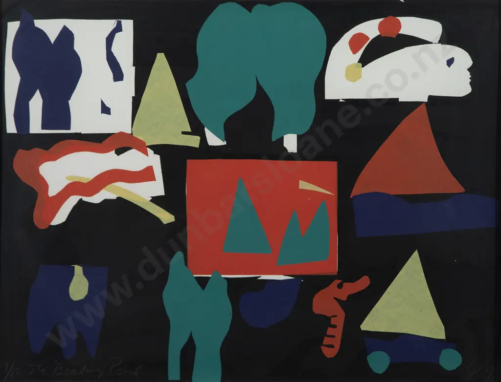 Gordon Crook (1921-2011) - The Boating Pond Image 1++